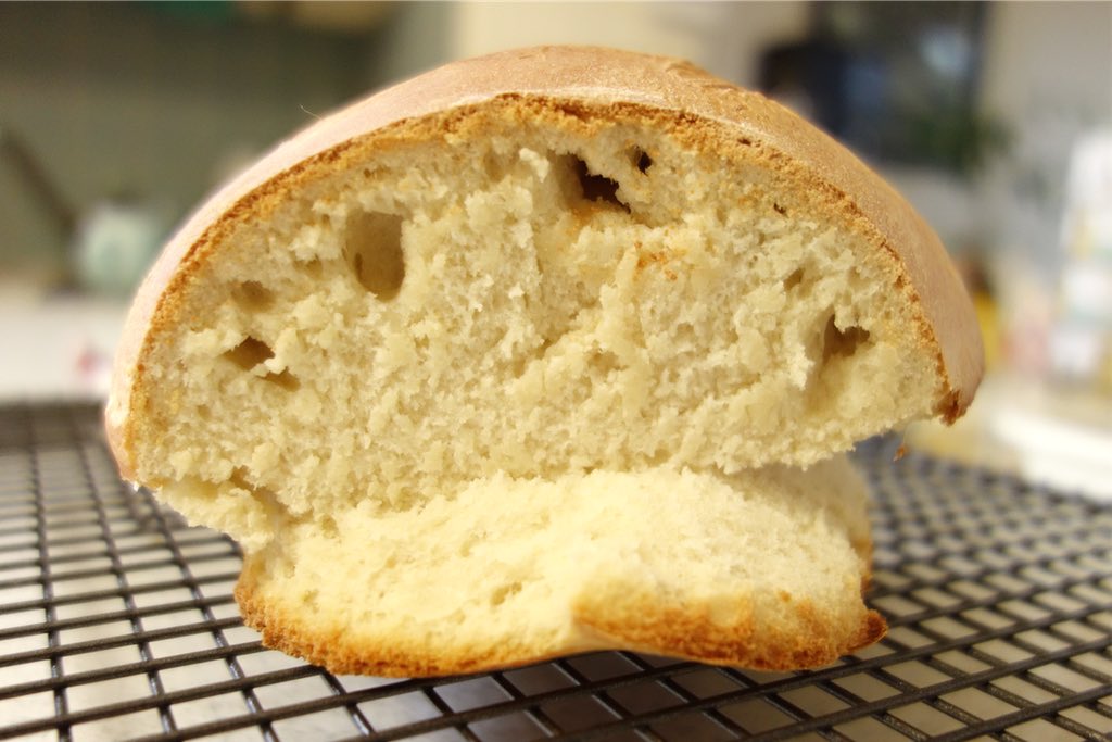 cross section, showing crumb