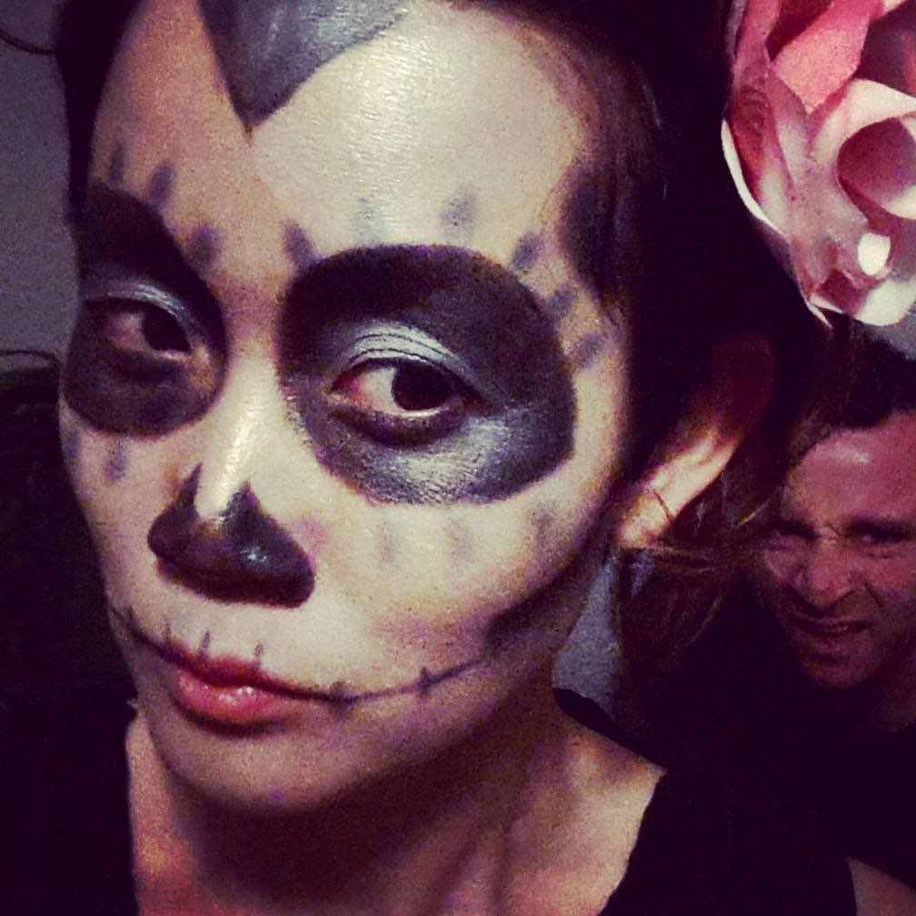 sugar skull make-up