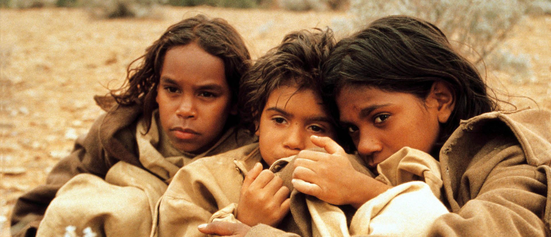 Everlyn Sampi, Tianna Sansbury and Laura Monaghan in Rabbit-Proof Fence