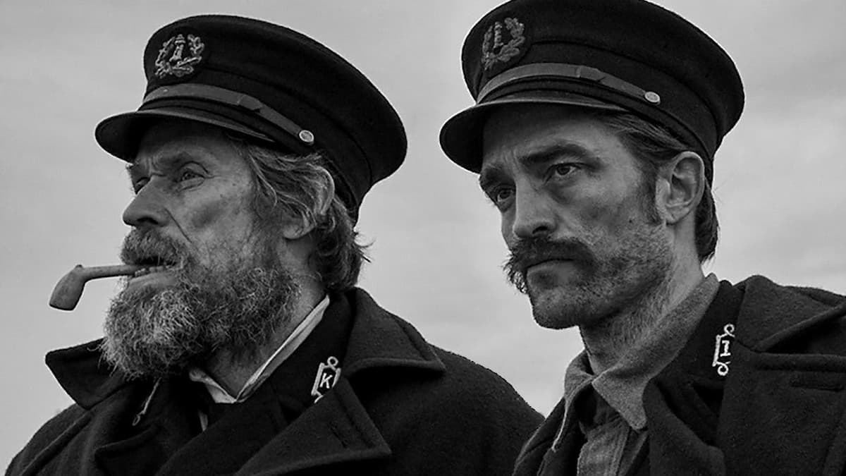 Willem Dafoe and Robert Pattinson in The Lighthouse